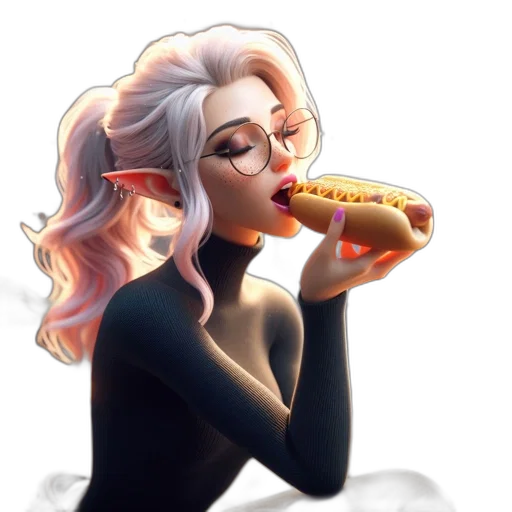 food, fantasy art, concept art, pixel art transparent PNG cut-out