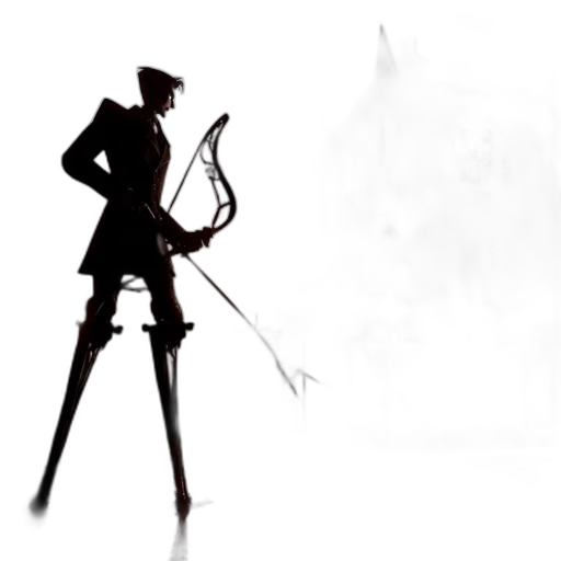 staff, weapon, sword, robot transparent PNG cut-out