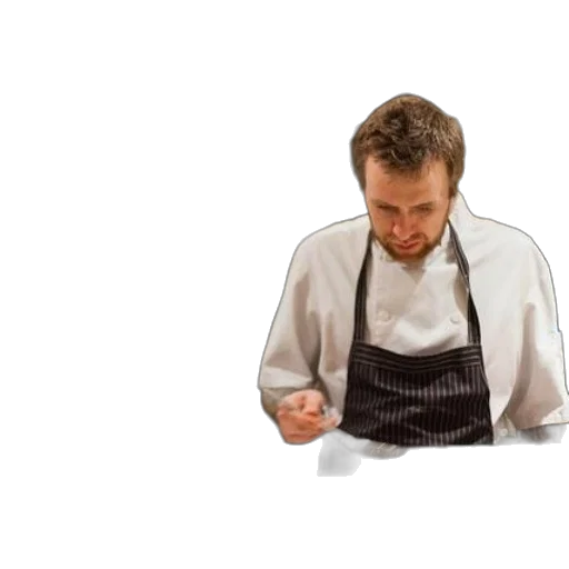 staff, food, jacket, face transparent PNG cut-out