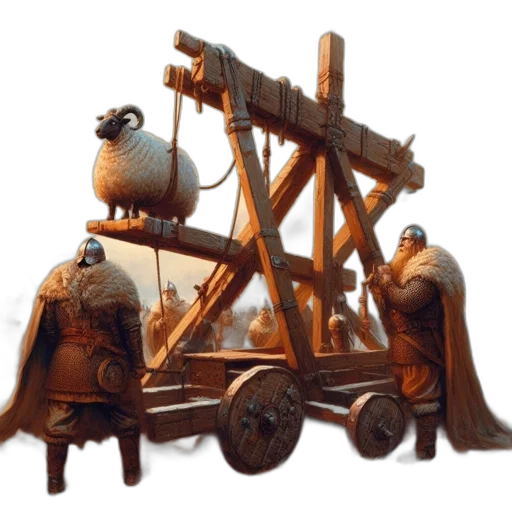 weapon, furniture, staff, robot transparent PNG cut-out