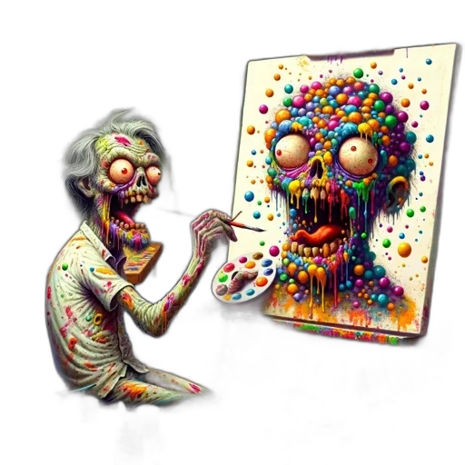 creature, robot, concept art, pixel art transparent PNG cut-out