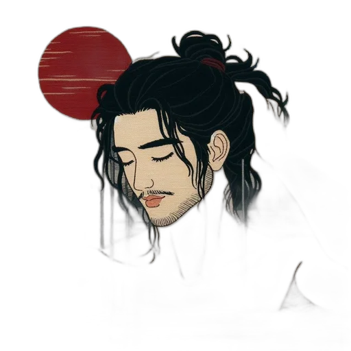mask, staff, hair, face transparent PNG cut-out