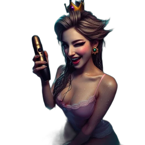 weapon, crown, staff, dress transparent PNG cut-out