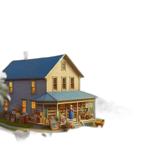 building, furniture, 3d render, concept art transparent PNG cut-out