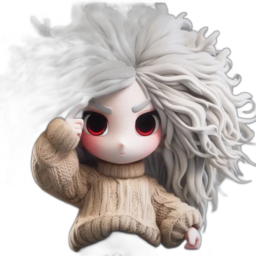 hair, creature, fantasy art, concept art transparent PNG cut-out