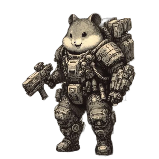 animal, weapon, robot, creature transparent PNG cut-out