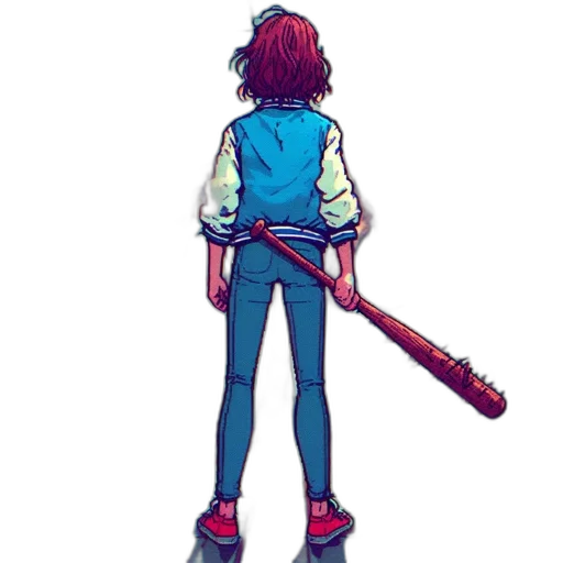 sword, staff, weapon, jacket transparent PNG cut-out