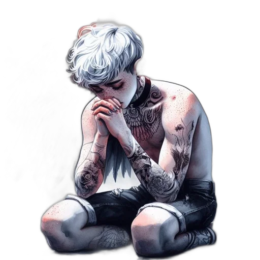 watercolor, photorealistic, comic book art, fantasy art transparent PNG cut-out