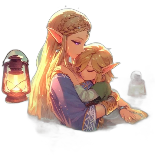 pixel art, watercolor, fantasy art, concept art transparent PNG cut-out