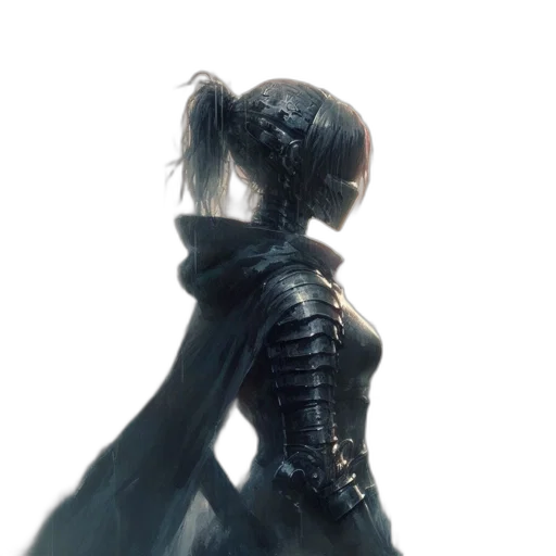 dress, robot, sword, weapon transparent PNG cut-out