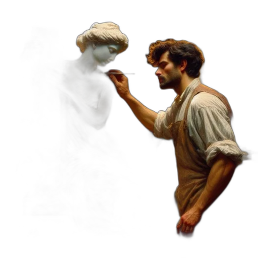hat, mask, staff, face transparent PNG cut-out