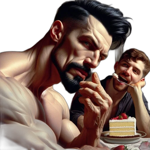food, face, comic book art, concept art transparent PNG cut-out
