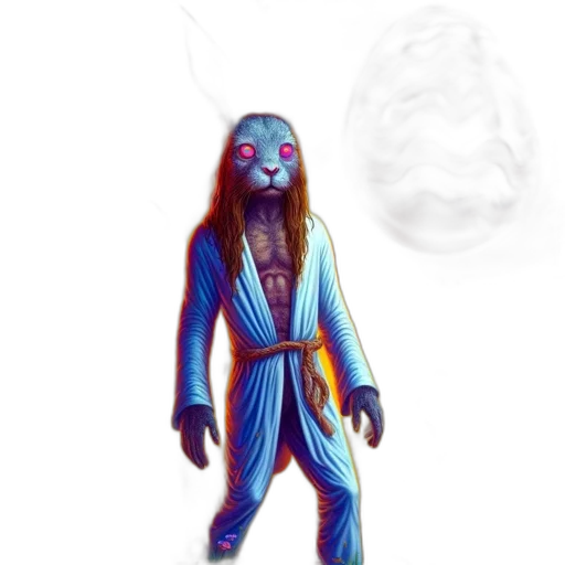 mask, creature, staff, robot transparent PNG cut-out