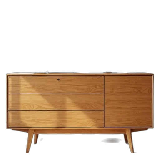furniture, 3d render, solid, bamboo transparent PNG cut-out