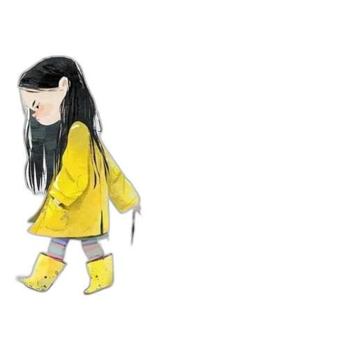 dress, jacket, hair, umbrella transparent PNG cut-out