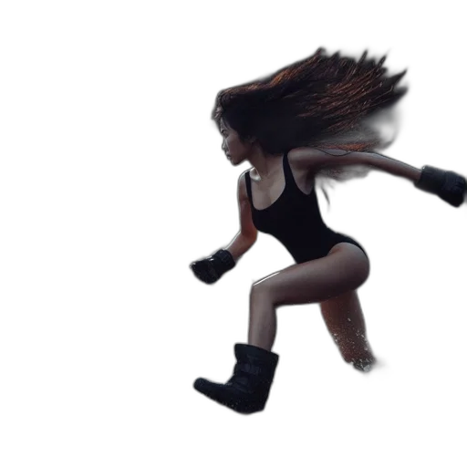 hair, shoes, dress, creature transparent PNG cut-out