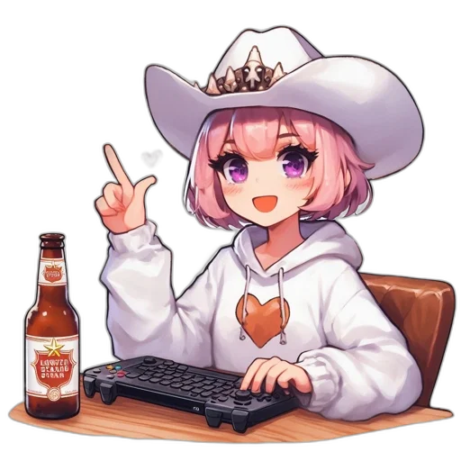 robot, hat, weapon, food transparent PNG cut-out