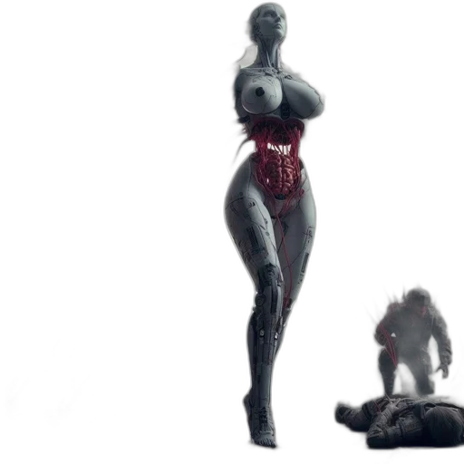 creature, robot, animal, concept art transparent PNG cut-out