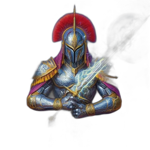 sword, staff, weapon, fantasy art transparent PNG cut-out