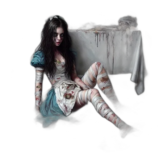 dress, fantasy art, concept art, photorealistic transparent PNG cut-out