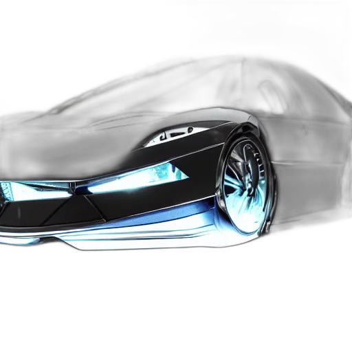 car, concept art, 3d render, photorealistic transparent PNG cut-out