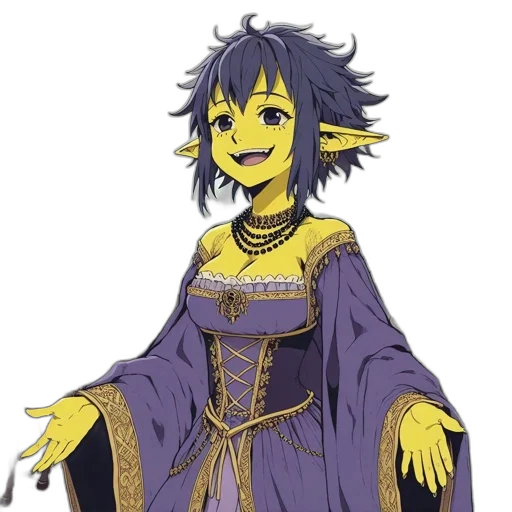 dress, staff, mask, crown transparent PNG cut-out