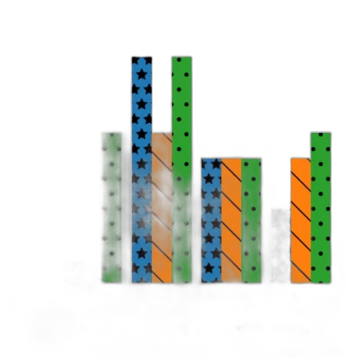 3d render, concept art, green, bar transparent PNG cut-out