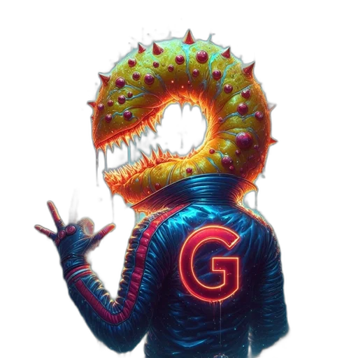 jacket, creature, robot, mask transparent PNG cut-out
