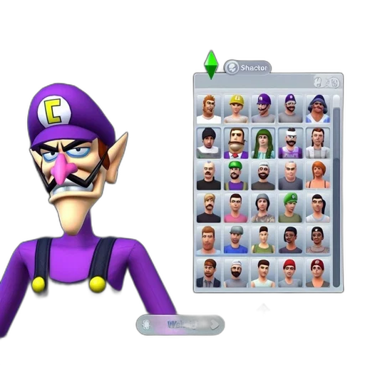 face, hat, mask, staff transparent PNG cut-out