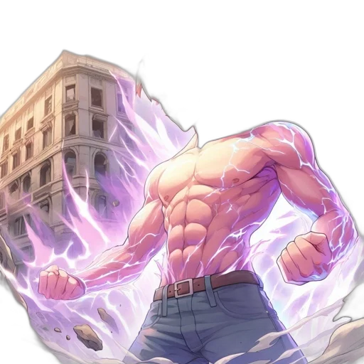 weapon, hair, sword, creature transparent PNG cut-out