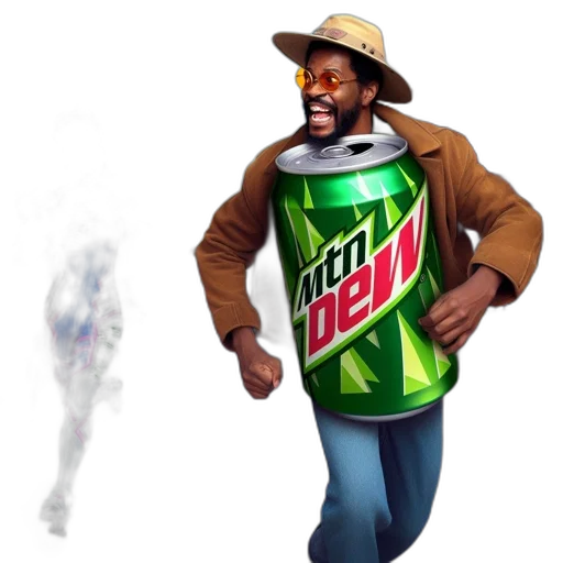 bottle, jacket, creature, robot transparent PNG cut-out