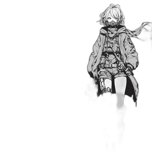 jacket, sword, weapon, dress transparent PNG cut-out