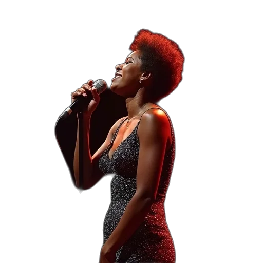 dress, singer, regina, jones transparent PNG cut-out