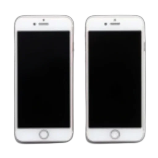 3d render, monochrome, two, identical transparent PNG cut-out