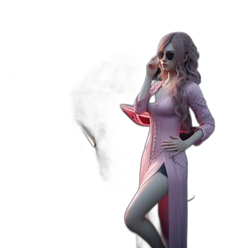 staff, concept art, 3d render, comic book art transparent PNG cut-out