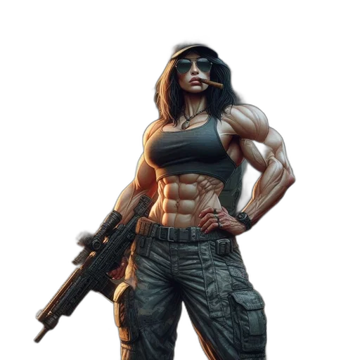 weapon, concept art, cyberpunk, 3d render transparent PNG cut-out