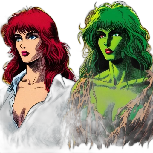 comic book art, concept art, fantasy art, pixel art transparent PNG cut-out