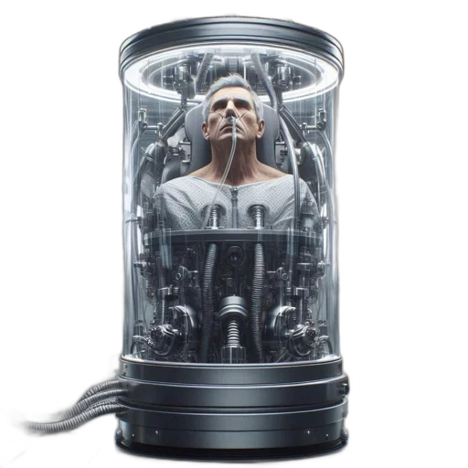 robot, bottle, cyberpunk, concept art transparent PNG cut-out