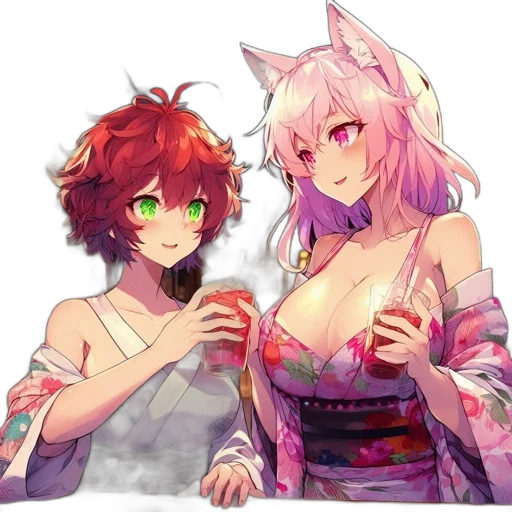 dress, staff, anime, pixel art transparent PNG cut-out