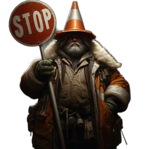 staff, hat, concept art, photorealistic transparent PNG cut-out