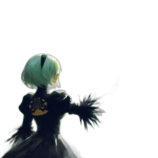 dress, crown, staff, weapon transparent PNG cut-out