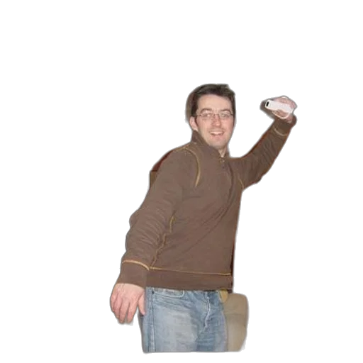 jacket, staff, weapon, creature transparent PNG cut-out