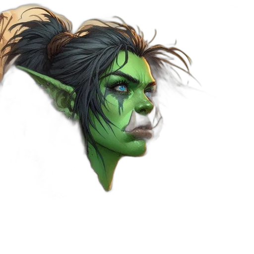 face, mask, staff, dragon transparent PNG cut-out