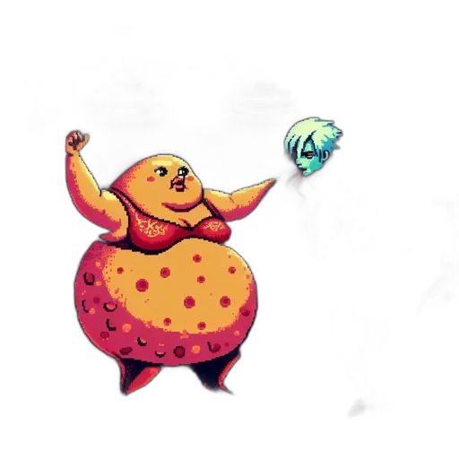 creature, food, staff, umbrella transparent PNG cut-out