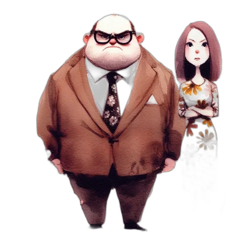dress, staff, jacket, robot transparent PNG cut-out