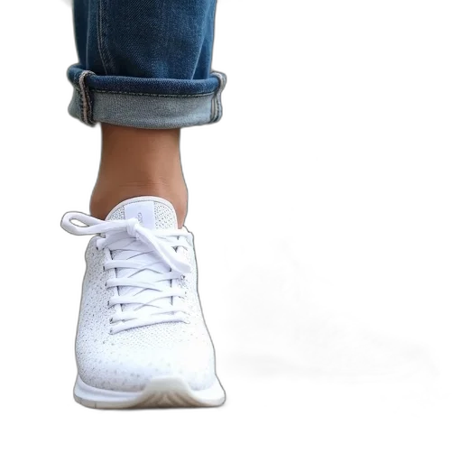 shoes, jacket, staff, 3d render transparent PNG cut-out