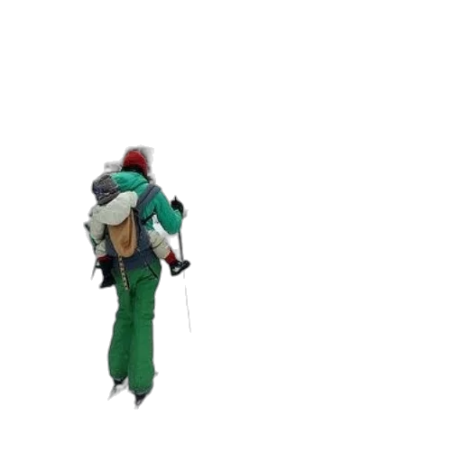 robot, jacket, creature, staff transparent PNG cut-out