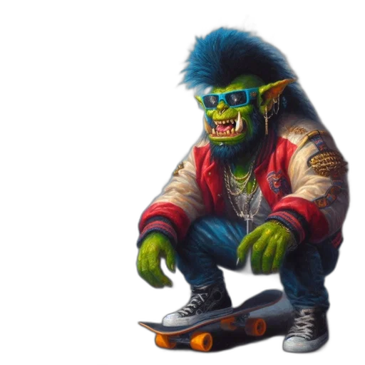 creature, jacket, concept art, 3d render transparent PNG cut-out