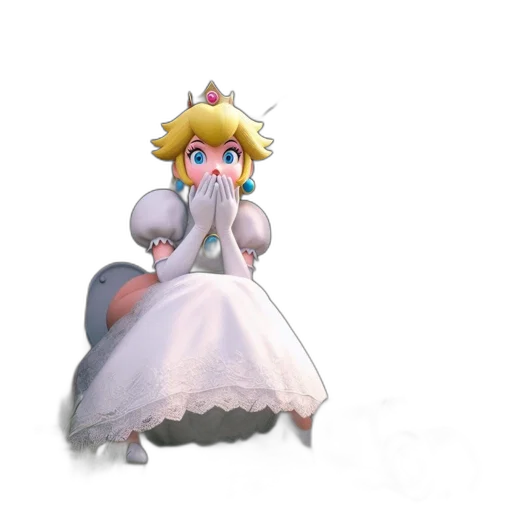 dress, crown, weapon, robot transparent PNG cut-out