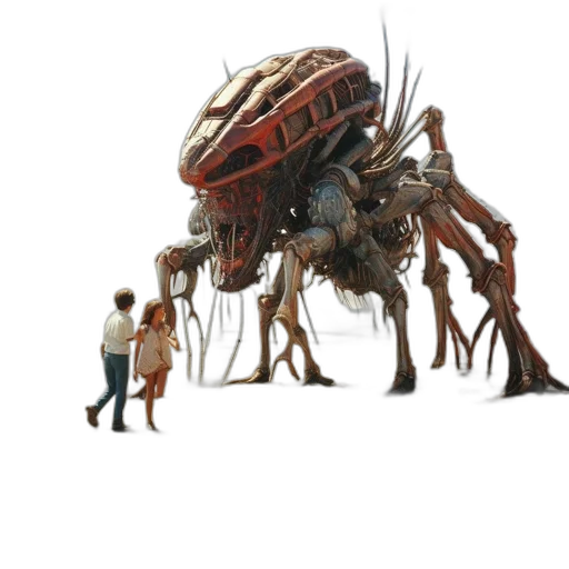 creature, robot, animal, dragon transparent PNG cut-out